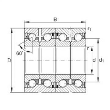 FAG Axial-Schr&auml;gkugellager - ZKLN3062-2RS-2AP-XL