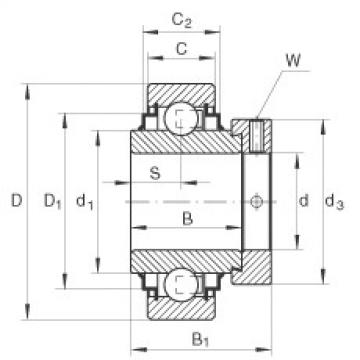 FAG Mancal tensor - E45-XL-KRR