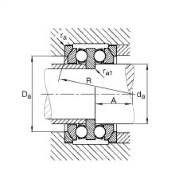 FAG Rolamento axial de esferas - 54211 + U211