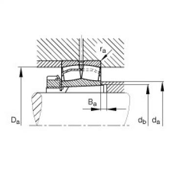 FAG Rolamento autocompensador de rolos - 22210-E1-XL-K + H310