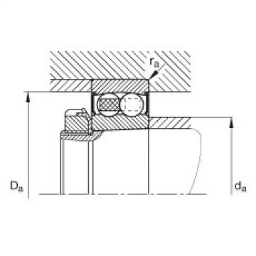 FAG Rolamento autocompensador de esferas - 2209-K-2RS-TVH-C3