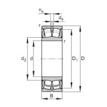 FAG Rolamentos autocompensadores de rolos vedados - WS22209-E1-XL-2RSR