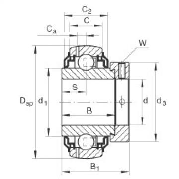 Rodamiento GE25-KRR-B-2C INA