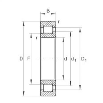 roulements SL192312 INA