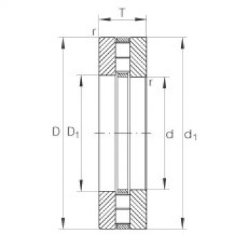 FAG Rolamento axial de rolos cil&iacute;ndricos - 89309-TV