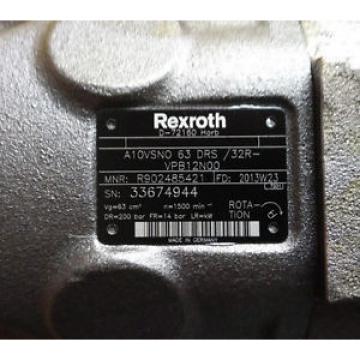 A10VSNO63DRS/32R-VPB12N00  NEW REXROTH PUMP R902485421