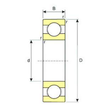 Подшипник 61872 MA ISB