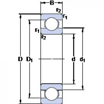 Rolamentos 619/500 MA SKF