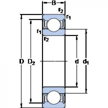 Rolamentos 61903-2RZ SKF