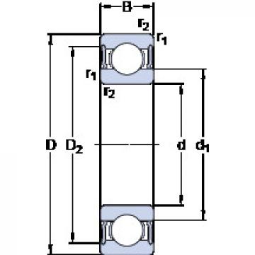 roulements 6030-2RS1 SKF