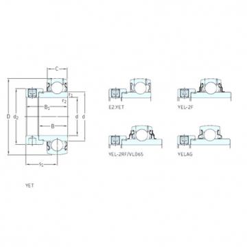 Bantalan YEL208-2F SKF