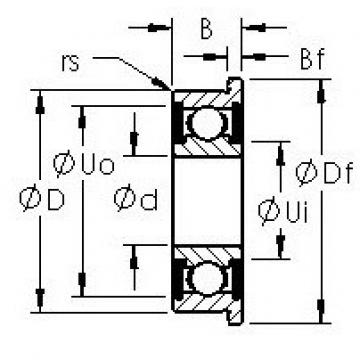 Bantalan F696H-2RS AST