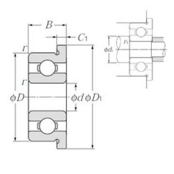 Bantalan FL603 NTN