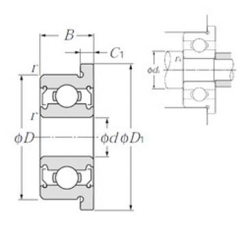 Bantalan FLBC4-8ZZ NTN