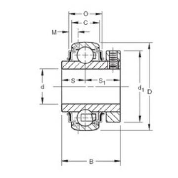 المحامل GCE40KRRB Timken