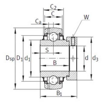 Bantalan GE60-KRR-B-FA164 INA