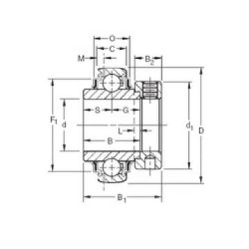 المحامل GN103KRRB Timken