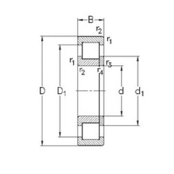 Подшипник NUP2317-E-MA6 NKE