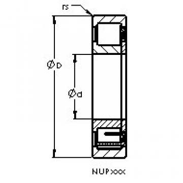 Подшипник NUP2318 E AST