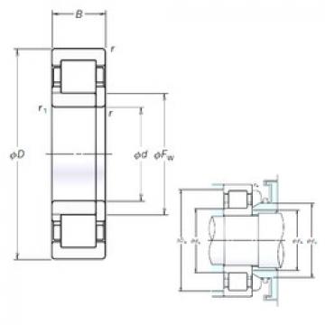 Подшипник NUP232EM NSK