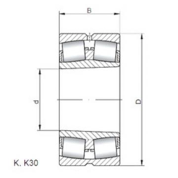 roulements 240/500 K30W33 ISO