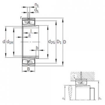 Bantalan 239/530-K-MB+AH39/530 FAG