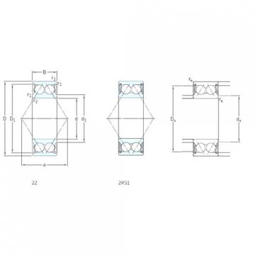 roulements 3307A-2RS1 SKF