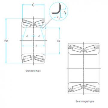 roulements ZA-42KWD10U42CA-01LB NSK