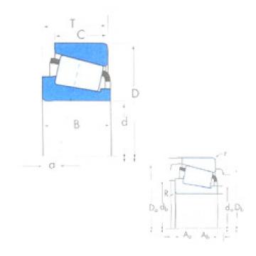 roulements XAA32008X/Y32008X Timken