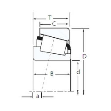 Bantalan 72219C/72487 Timken