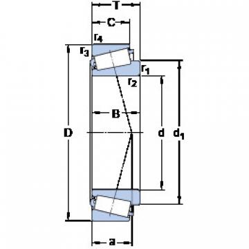 Bantalan 68450/68712 SKF