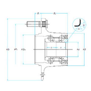 Подшипник 32BWK09-Y-2CP17-01 E NSK