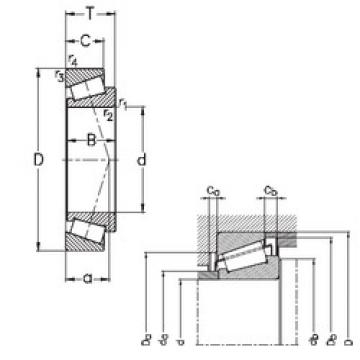 Подшипник T4DB150 NKE