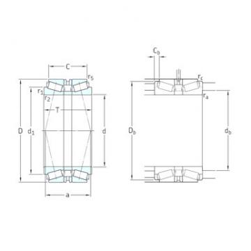 Bantalan 32936T135/DBC260 SKF