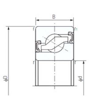 roulements 20TAB04-2LR NACHI