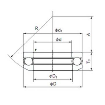 roulements 53411 NACHI