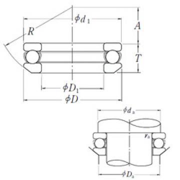 roulements 53418 NSK