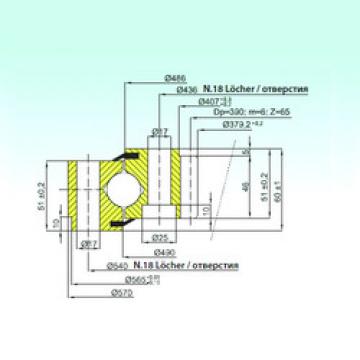 roulements ZB1.25.0488.200-2SPPN ISB