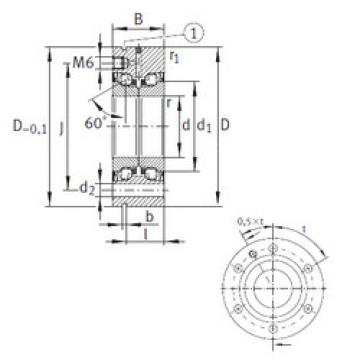 Подшипник ZKLF1560-2RS-PE INA