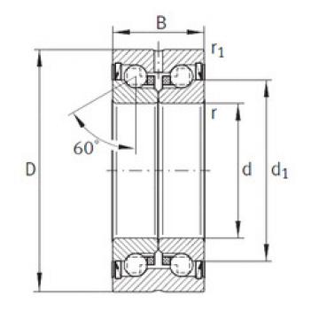 Bantalan ZKLN0624-2RS-PE INA