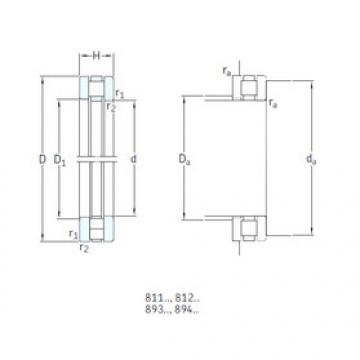 roulements 811/600M SKF