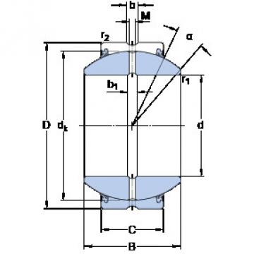 roulements GEZH 400 ES-2RS SKF