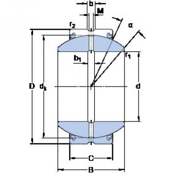 roulements GEZH 104 ES-2LS SKF