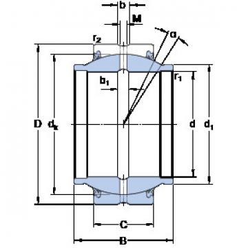 Подшипник GEZM 408 ES-2RS SKF