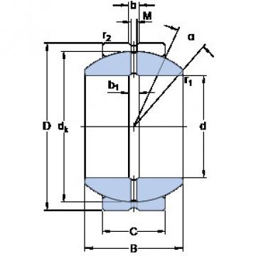 roulements GEZH 508 ES SKF