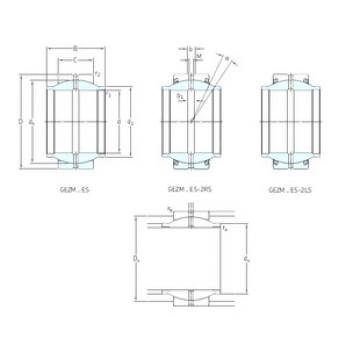 Подшипник GEZM106ES-2RS SKF