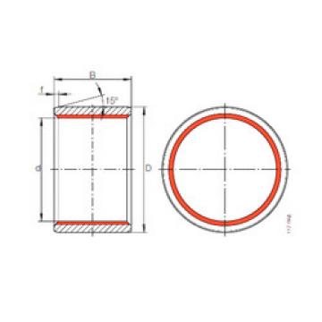 roulements ZGB 35X41X30 INA