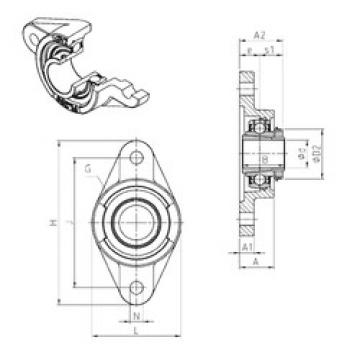 Подшипник UKFL206H SNR