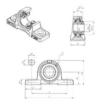 Подшипник UKP205H SNR