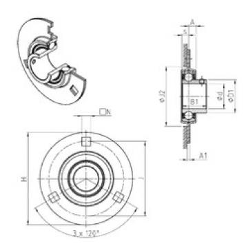 Rodamiento USPF204 SNR